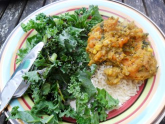 Kale and Veggie Curry